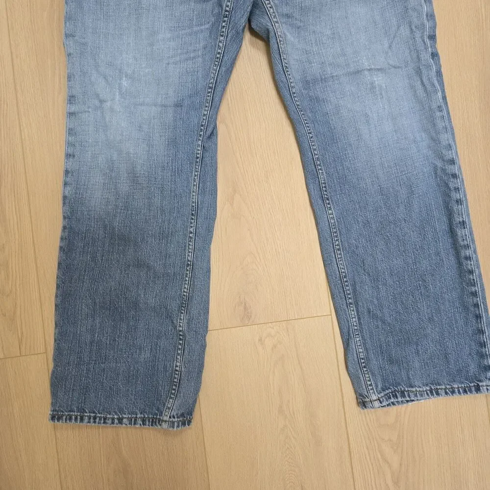 Levi's 559 Relaxed Straight Fit Jeans sz 38x32 Medium Wash Denim 100% Cotton
